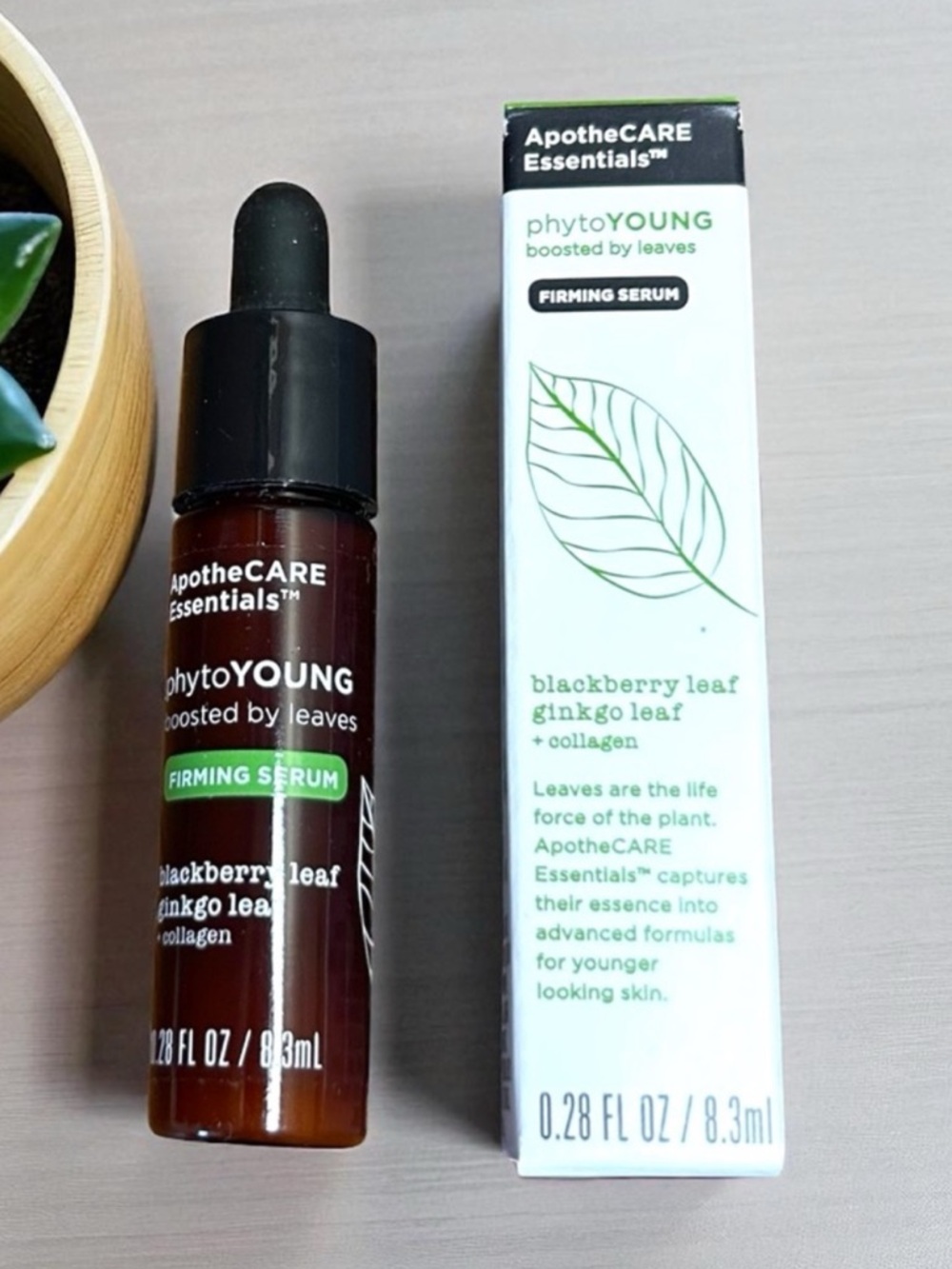 ApotheCARE PhytoYOUNG Firming Serum Ginkgo Leaf & Collagen NEW